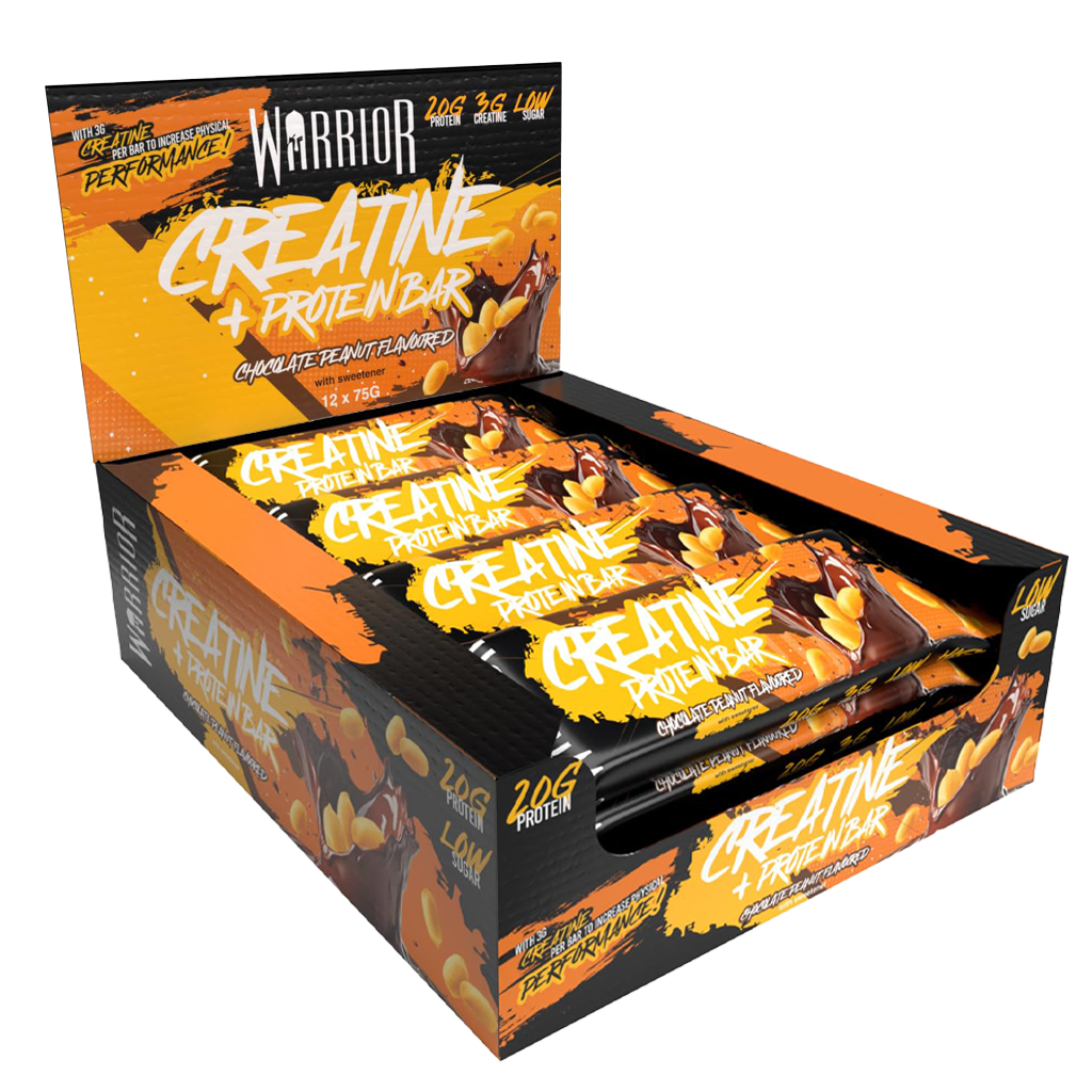 Creatine og Proteinbar (Warrior)