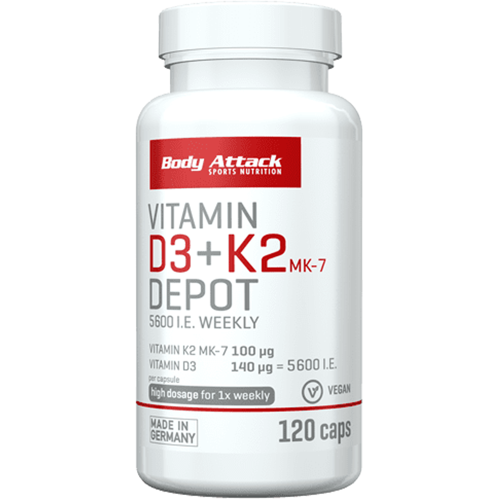 Vitamin D3+K2 (5600ui) - Body Attack