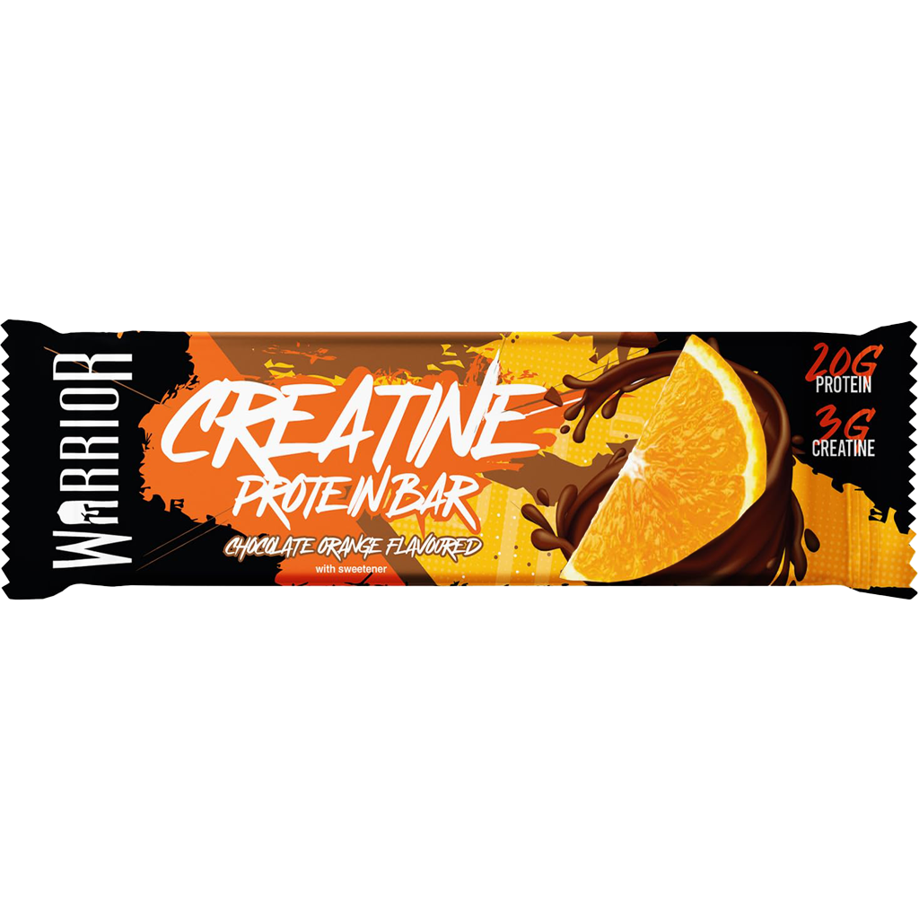 Creatine og Proteinbar (Warrior)