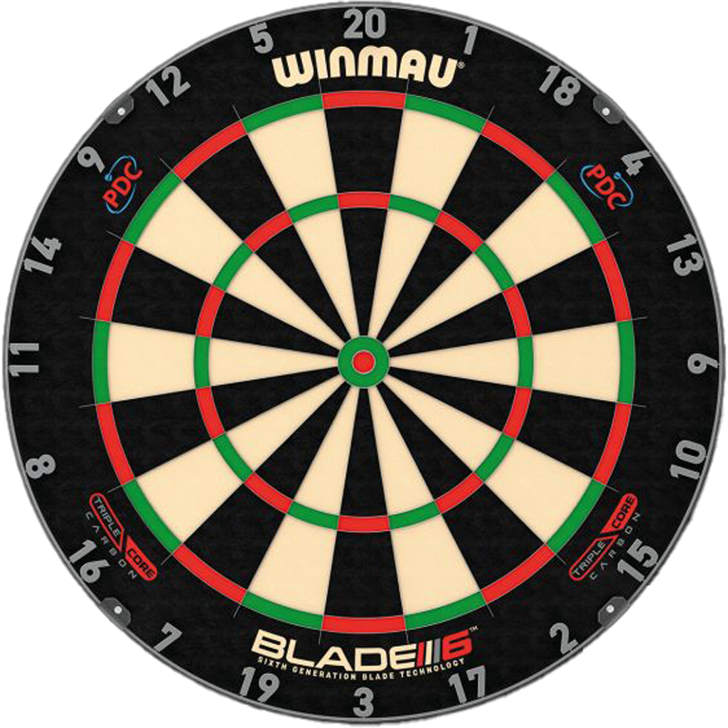 Winmau Blade 6 Tripplecore Píluspjald