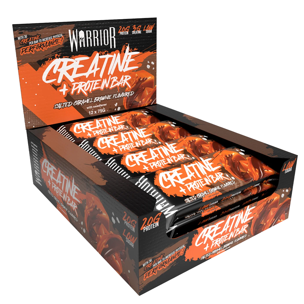 Creatine og Proteinbar (Warrior)