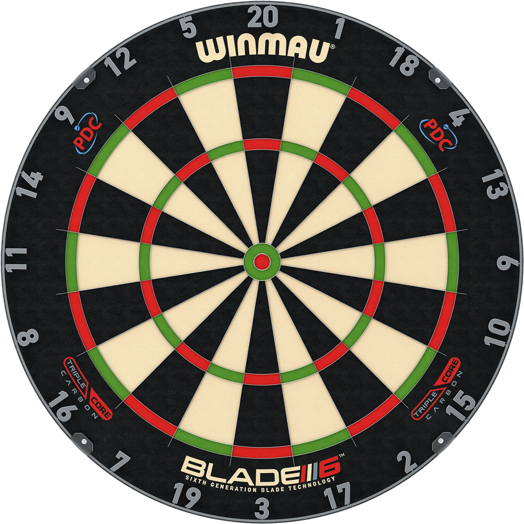 Winmau Blade 6 Triple Core Píluspjald