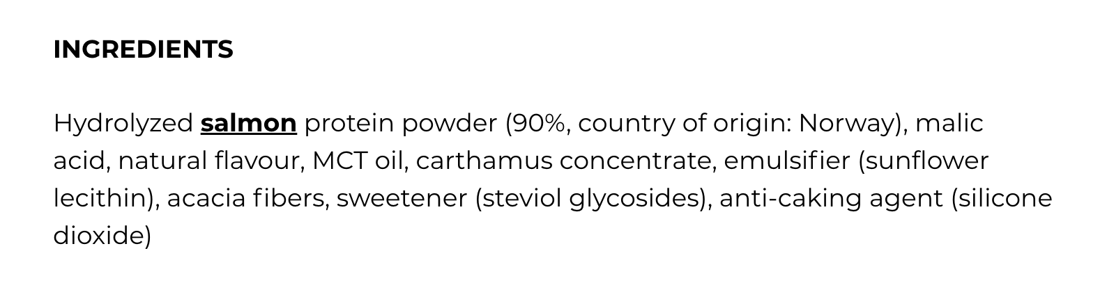 Laxa-Salmon Protein (Amata Power) - TILBOÐ MÁNAÐARINS