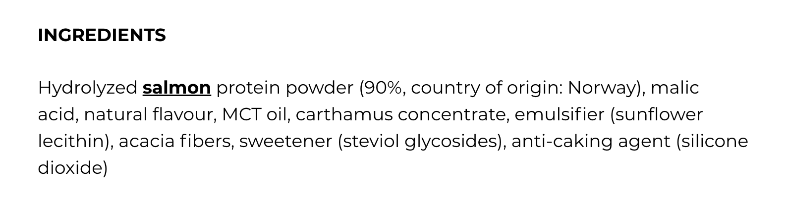 Salmon Protein (Amata Power)