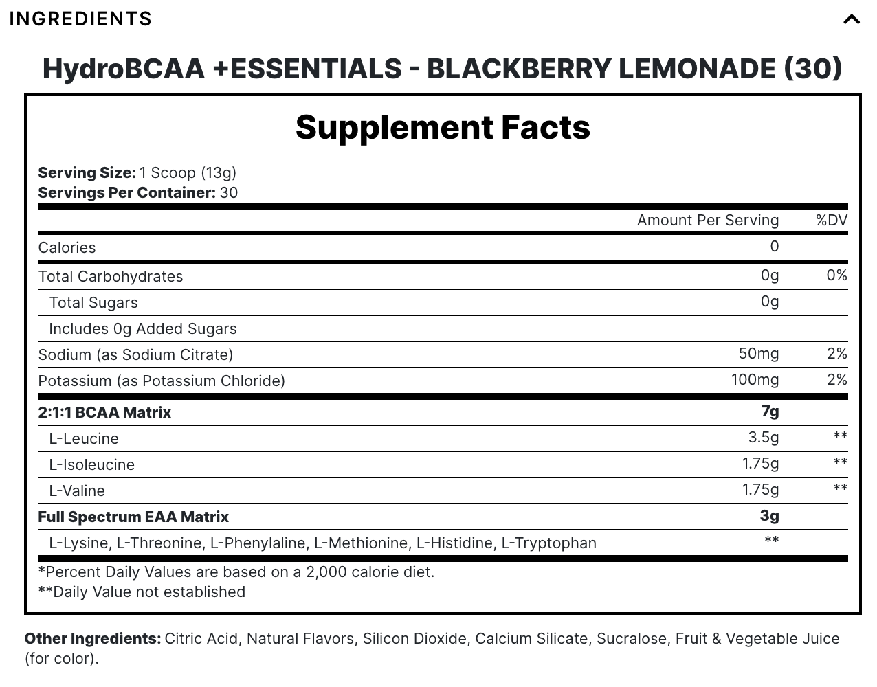 Hydro Bcaa Aminósýrur (ProSupps)