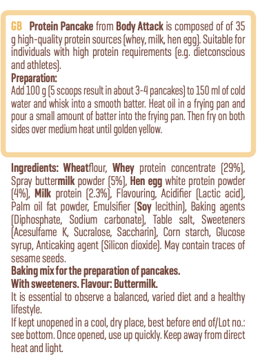 Protein Pancake (Body Attack)