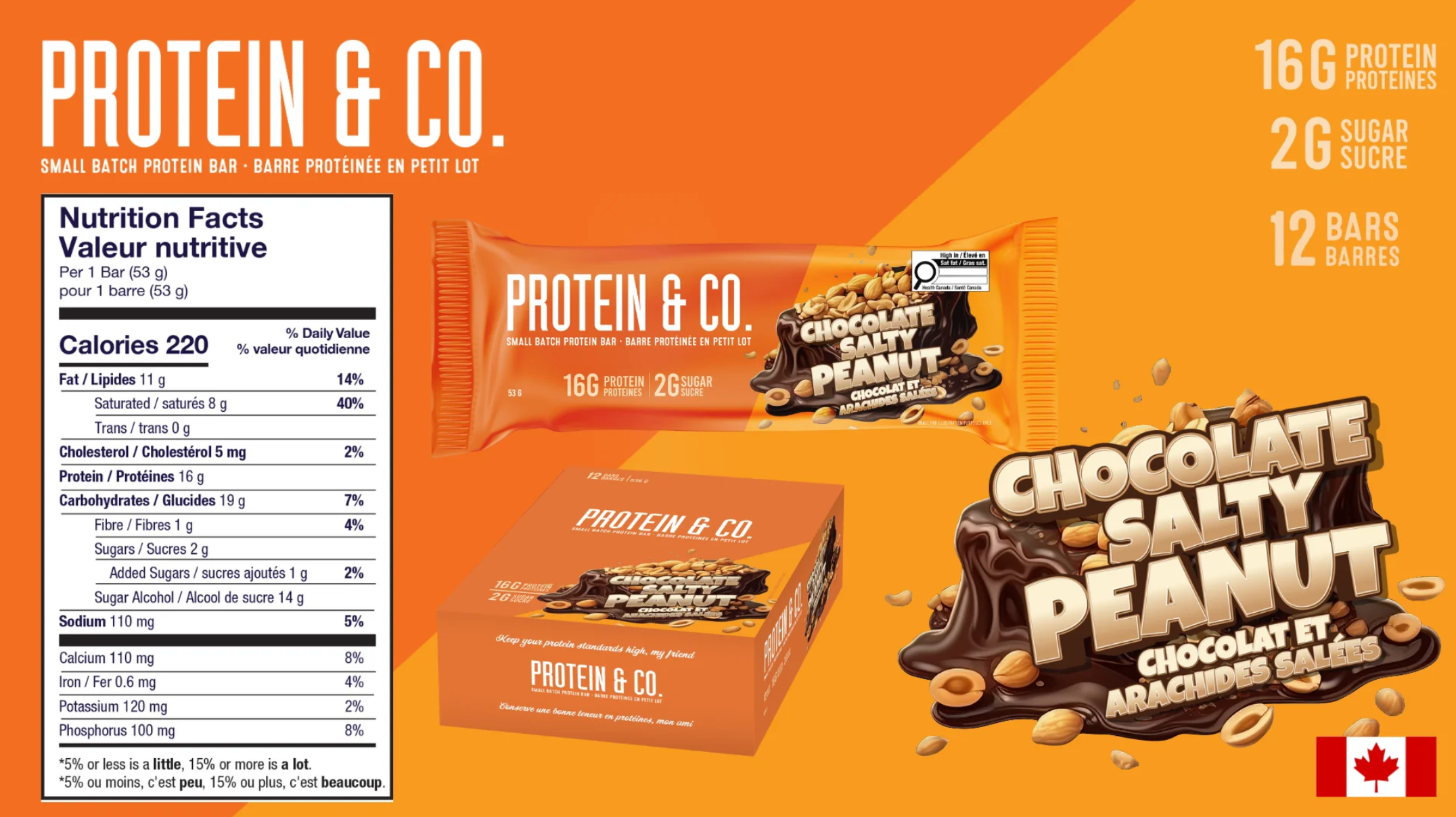 Protein & Co. Prótein Stangir