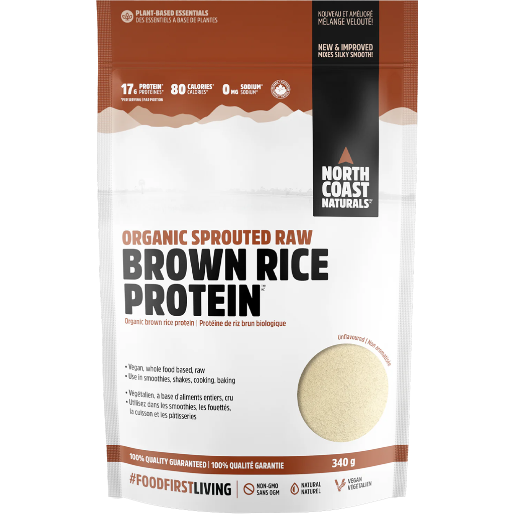 Organic Sprauted Raw Brown Rice Protein (North Coast Naturals)