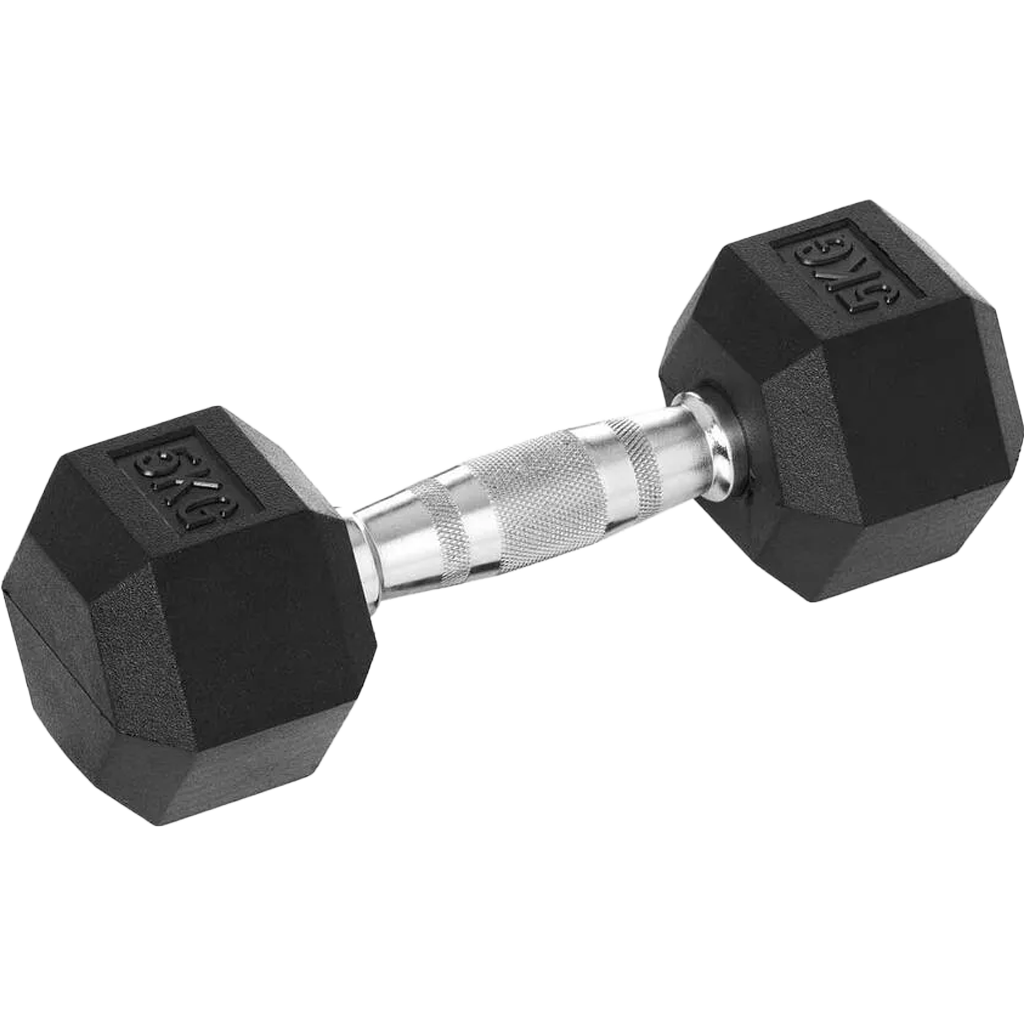 Hexagon Gúmmíhúðuð Handlóð